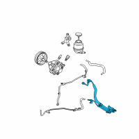 OEM 2010 Toyota Avalon Pressure Hose Diagram - 44410-07100