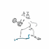 OEM 2006 Toyota Avalon Lower Return Line Diagram - 44416-07080