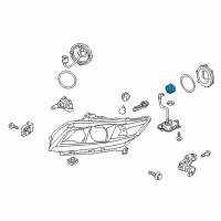 OEM 2012 Honda CR-Z Igniter, Hid Diagram - 33129-SZT-G01