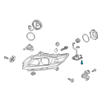 OEM 2011 Honda CR-Z Screw, Tapping (5X16) Diagram - 33110-SLJ-J01