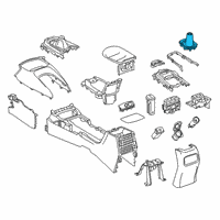 OEM 2019 Toyota Corolla Shift Boot Diagram - 58808-12490-C0