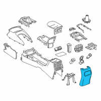 OEM 2022 Toyota Corolla Rear Panel Diagram - 58903-12100-C0