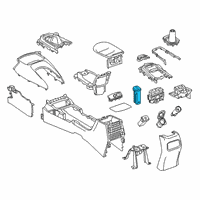 OEM 2020 Toyota Corolla Seat Heat Switch Diagram - 84751-12140