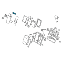 OEM 2008 BMW X3 Drink Holder Diagram - 52-20-3-422-292