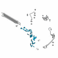 OEM Cooler Pipe Diagram - HG9Z-7R081-C