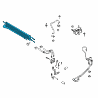 OEM 2018 Lincoln MKZ Transmission Cooler Diagram - GR2Z-7A095-C