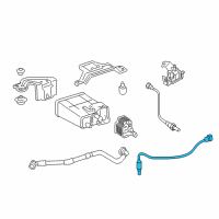 OEM 2018 Lexus ES350 Sensor, Air Fuel Ratio Diagram - 89467-06190