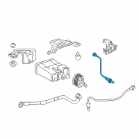 OEM 2018 Lexus ES350 Sensor, Oxygen Diagram - 89465-06330