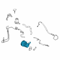 OEM 2006 Toyota Matrix Power Steering Pump Diagram - 44310-02101