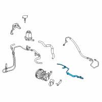 OEM 2006 Toyota Matrix Return Hose Diagram - 44416-01010