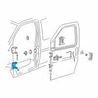 OEM 2012 Chevrolet Express 3500 Hinge Diagram - 15993259