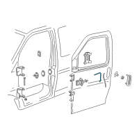 OEM 1997 Chevrolet P30 Control Rod Diagram - 15171707