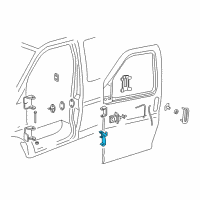 OEM GMC Savana 1500 Hinge Diagram - 15993237