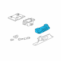 OEM 2005 Honda Pilot Receiver Unit, Tpms Diagram - 39350-S9V-A11