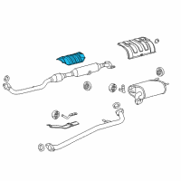 OEM 2016 Lexus ES300h INSULATOR, Front Floor Diagram - 58152-33070