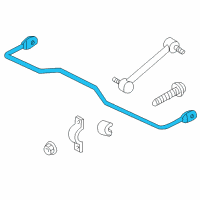 OEM 2011 Chevrolet Impala Stabilizer Bar Diagram - 10243923