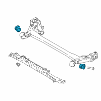 OEM Hyundai Elantra GT Bush-Trail Arm Diagram - 55160-F2100