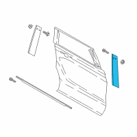 OEM 2019 Lincoln Navigator Applique Diagram - JL7Z-78255A35-AB