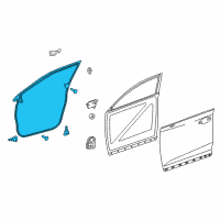 OEM 2018 Lexus NX300h WEATHERSTRIP, Front Door Diagram - 67861-78010