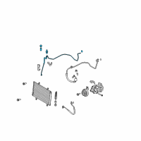 OEM 2014 Toyota Venza Liquid Line Diagram - 88716-0T010