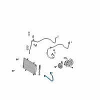 OEM Toyota Venza Discharge Hose Diagram - 88711-0T020