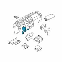 OEM 1999 Nissan Frontier Clock Spring Steering Air Bag Wire Diagram - 25554-9B926