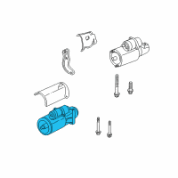 OEM 1994 Chevrolet C1500 Starter Diagram - 10465065