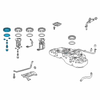 OEM 2019 Honda Pilot Regulator Set, Pressure Diagram - 17052-T0C-000