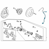 OEM 2021 Hyundai Accent Cable Assembly-ABS.EXT, RH Diagram - 91921-H9300