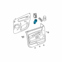 OEM 2007 Chrysler Sebring Switch-Mirror Diagram - 4602789AA