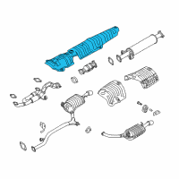 OEM 2007 Kia Amanti Panel-Heat Protector Diagram - 287903F200