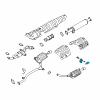 OEM Kia Amanti Support Assembly-Hanger Diagram - 287853F700