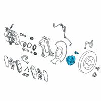 OEM Chevrolet Blazer Hub & Bearing Diagram - 13526554