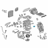OEM 2022 Buick Enclave In-Car Sensor Diagram - 23457451