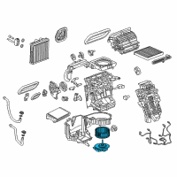 OEM 2017 GMC Acadia Blower Motor Diagram - 84541461