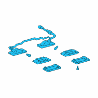 OEM 2005 Toyota Highlander License Lamp Diagram - 81270-48020