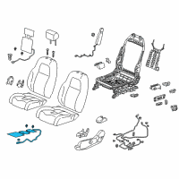 OEM 2021 Honda CR-V Heater Complete, Front Diagram - 81534-TLA-A02