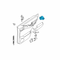 OEM Nissan Frontier Switch Assy-Power Window, Assist Diagram - 25411-EA03A