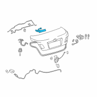 OEM Toyota Camry Trunk Switch Diagram - 84905-33010