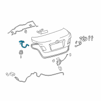 OEM 2011 Toyota Camry Hinge Diagram - 64510-33060