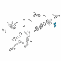 OEM 2018 Kia Stinger Gasket-Water Pump Diagram - 251302CTA0