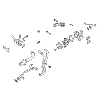 OEM Kia Gasket-Heater Pipe Diagram - 254752C400