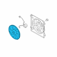 OEM 2008 Kia Sorento Fan-Cooling Diagram - 252313E930