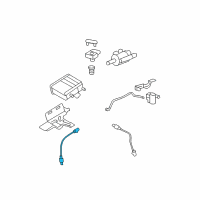 OEM 2008 Chevrolet Silverado 3500 HD Front Oxygen Sensor Diagram - 12583804