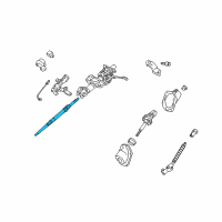 OEM 2004 Toyota 4Runner Upper Shaft Diagram - 45210-35240