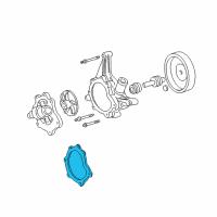 OEM Lincoln LS Gasket Diagram - XW4Z8507BA