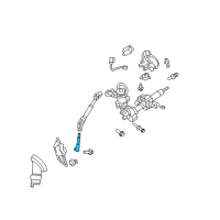 OEM 2013 Toyota Prius Lower Shaft Diagram - 45221-12330