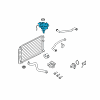 OEM 2009 Ford Escape Reservoir Diagram - BL8Z-8A080-A