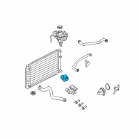 OEM 2010 Ford Escape Lower Hose Diagram - 9L8Z-8286-A