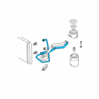 OEM 1995 GMC Sonoma Outlet Hose Diagram - 15953703